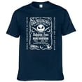 thumbnail image 1 of Camiseta de pesadilla antes de Navidad, Camiseta de algodón puro para hombre, camiseta con cara de Jack Skellington, camiseta informal de calle a la moda, camiseta grande F117, 1 of 4
