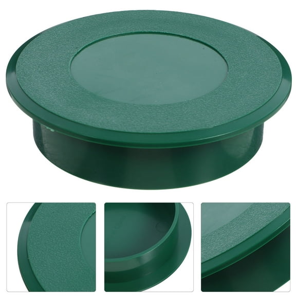 Greenadscape Golf Putting Hole Cover 1Set Green Plastic Golf Hole Cup Cover for Golf Enthusiasts