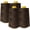 Brown, variant on AK Trading 4-Pack Gold All Purpose Sewing Thread Cones (6000 Yards Each) of High Tensile Polyester Thread Spools for Sewing, Serger Machines, Quilting, Overlock, Merrow and Hand Embroidery