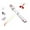 White, variant on Coollooc Special Effects Flash Duel Laser Sword, Flaming Spinning Dual-Blade Lightsaber, 7-Color Light-Up War Warrior Toy, Cool Role-Play Costume Party Decor Christmas Birthday Gift(D)