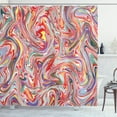 thumbnail image 1 of Ambesonne Abstract Shower Curtain, Flow Splash, 69"Wx75"L, Multicolor, 1 of 3
