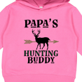 thumbnail image 3 of Inktastic Papa Hunting Buddy Bow Hunter Toddler Hoodie, 3 of 4