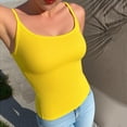 thumbnail image 2 of BUIGTTKLOP Tank Tops for Women Square Neck Spaghetti Strap Camisole Tops Summer Basic Cami Shirts, 2 of 6