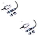 thumbnail image 1 of Matsuzay Cable de succión magnética para USB Carga rápida Cabeza redonda Opcional 3 EN 1 Enchufe para Android plata 2M 2piezas, 1 of 6