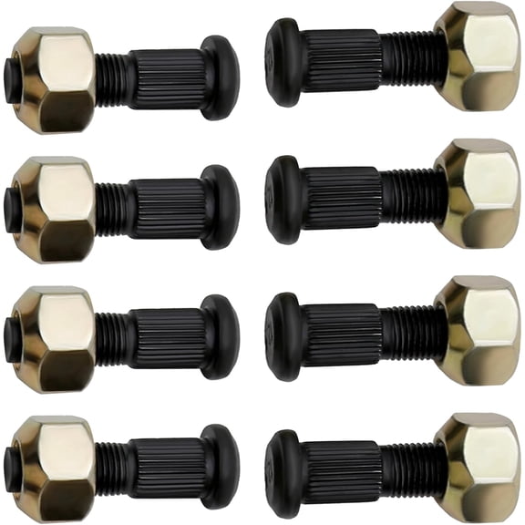 Aniceparthy 8Set 6564669 6709170 Lug Nut & Stud Kit Replacement for Bobcat 720 722 730 731 732 741 742 743 751 753 763 773 863 873 883 S100 S130 S150 S160 S175 S185 S205 S220 S250 S300 A220 A300 S510