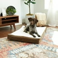 thumbnail image 3 of Happy Hounds Oscar Sherpa Orthopedic Dog Bed, Latte, Medium (42 x 30 in.), 3 of 8