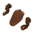 thumbnail image 3 of Soft Silk Twin Ponytail Doll Wig, Easy Styling Ball Jointed Doll Hair for Doll Customizing, 3 of 7