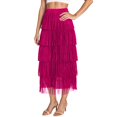 thumbnail image 4 of Landzoo One Women's Fashion Flowy Fringe Bodycon Skirt Elegant Comfortable Slim Fit Versatile Midi Skirt For Daily Beautiful Stylish Women's Skirt, 4 of 6