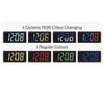 thumbnail image 4 of HANNLOMAX HX-160CR PLL Radio FM Reloj despertador, pantalla LED de 2,5" con color RGB (7 colores regulares y 4 modos de carga de color dinámico), función de atenuación de pantalla, solo funcionamiento, 4 of 5