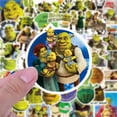 thumbnail image 3 of Paquete de pegatinas Donkey Shreks Anime, 50 unidades, 5 a 8 cm, dibujos animados decorativos, 3 of 4