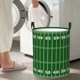 thumbnail image 5 of Daiia American Football Field1 Round Laundry Basket with Handles Thickened Waterproof Circular hamper,Dirty Clothes Storage Basket for Bedroom,Bathroom,College Dorm-Small, 5 of 6