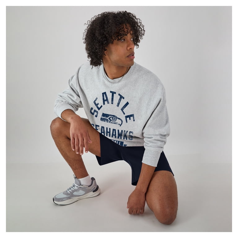 Men's Champion Heather Gray Seattle Seahawks Reverse Weave Fleece