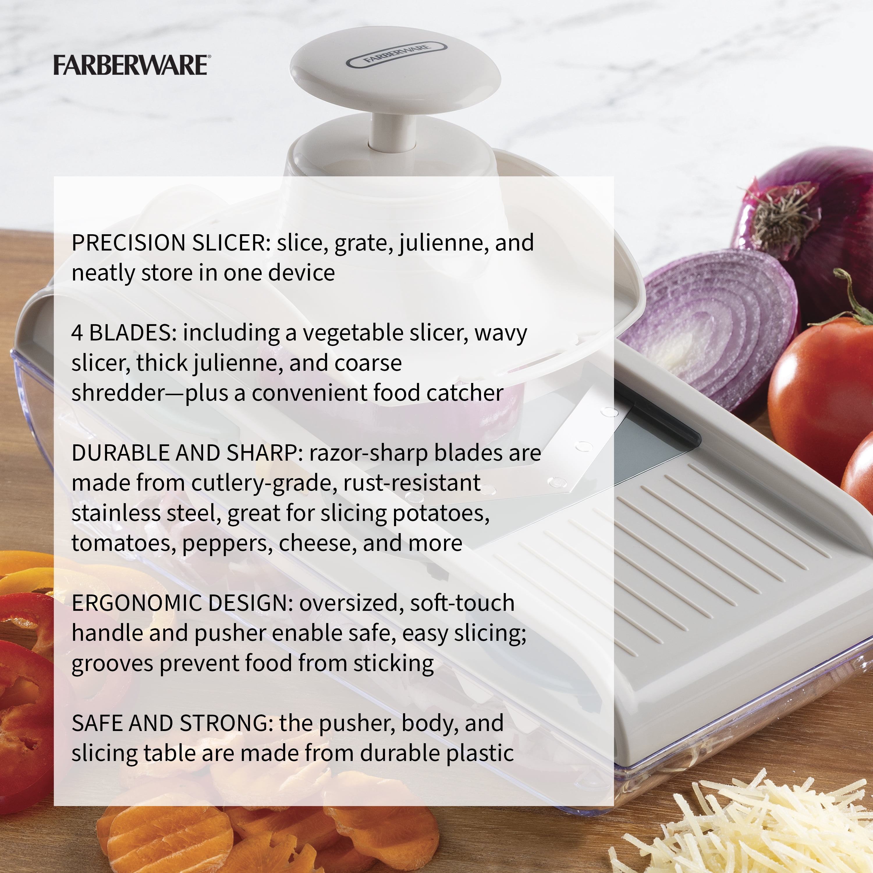 Farberware Professional 4-Blade Mandoline Slicer