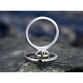 thumbnail image 6 of HeartsAndYou 2ct Natural Green Peridot Bridal Set Halo Engagement Ring 14k SOLID White Gold, 6 of 9