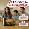thumbnail image 5 of 7-Quart Digital Air Fryer with Glass Basket and 12-One Touch Cooking Presets, 5 of 10