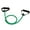 Green 20LB, variant on ENFOURCLASS Set of 5 Resistance Bands with Handles - 10-50lbs Elastic Workout Bands for Home Gym/Pilates
