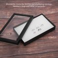 thumbnail image 2 of Ring Organizer Jewelry Storage Box, 36 Slot Flocked Jewelry Box Storage Box Ring Earring Pendant Display Box Manager [white], 2 of 9