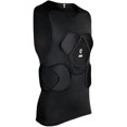 thumbnail image 1 of Men's Padded Football Protective Gear Set Training Suit for Soccer Basketball Paintball Rib Protector, 1 of 2