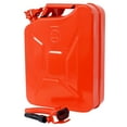 20 Liter (5 Gallon) Jerry Fuel Can with Flexible Spout Portable Jerry Cans Fuel Tank Steel Fuel