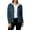 Navy, variant on EazyTech Women's Striped Lined Waterproof Rain Jacket Hooded Snap Pocket Lightweight Windbreaker Outdoor Hiking Camping Active Coat