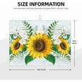 thumbnail image 3 of Sunflowers Dish Drying Mat XL Microfiber Kitchen Large Green Mats for Counter Absorbent Quick Pad ch -, 3 of 7