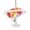 Red/Yellow, variant on Outdoor Tablecloth with Umbrella Hole for Patio/Picnic/Party/Camping, Red Yellow Floral Waterproof Table Cloth Round Cover Washable, Summer Spring Flowers Garden Aesthetic (Dia 54")