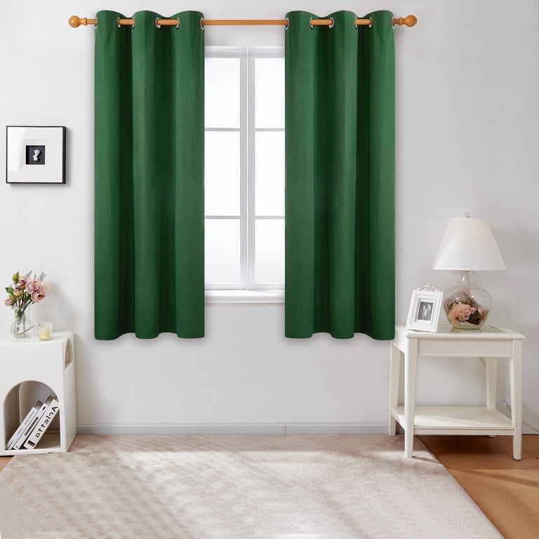Deconovo 42W x 63L inch 100% Blackout Thermal Curtains, Soundproof