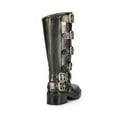 thumbnail image 5 of DREAM PAIRS Women's Knee High Riding Boots Side Zipper Motorcycle Boots Square Toe Chunky Heel Fashion Buckles Biker Boots, 5 of 9