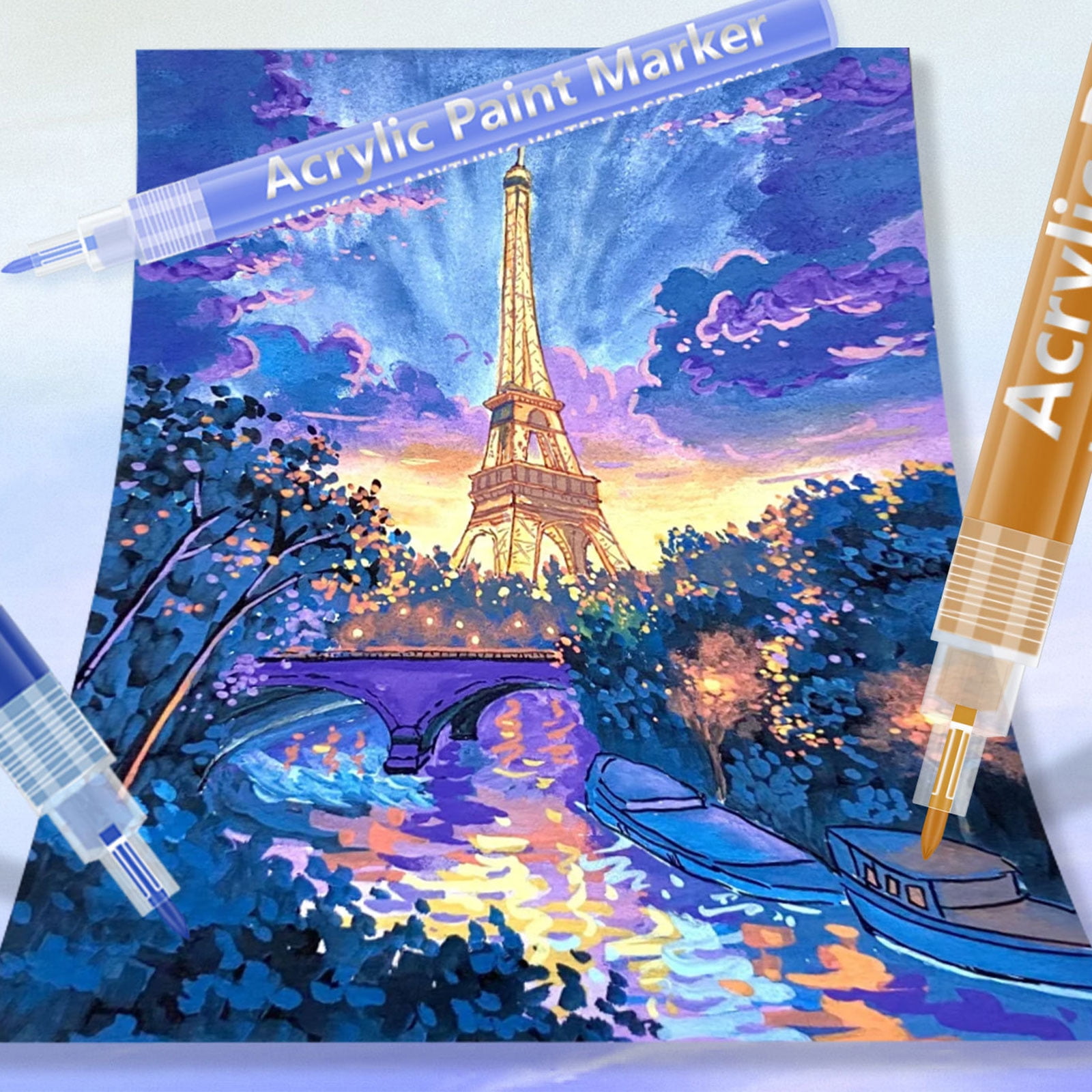 Pack of Drawing Pen Acrylic Nails Pens Set for Art and Design High Precisions Point Quick Drying Inks Practical Use