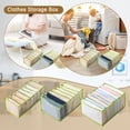 thumbnail image 3 of SHAGUOZHOU Storage Cubes 13 X 13 Storage for Small Items Mesh Clothes Storage Trouser Compartment Storage Drawer Compartment Bag, 3 of 7