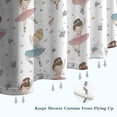 thumbnail image 6 of Ballet Princess Pattern Shower Curtain 36"x72" ,Bathroom Decorative Shower Curtains Set with 12 Hooks,Modern Waterproof Washable Shower Curtain, 6 of 6