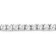 thumbnail image 3 of 4.96 Carat Genuine White Topaz .925 Sterling Silver Bracelet QJ Model, 3 of 4