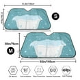 thumbnail image 3 of Daiia Bathtub with Soap Bubbles Windshield Sun Shade for Car SUV Truck (Medium ), Car Sun Shade Windshield, Car Shades for Front Windows, Sunshade for Car Windshield, 3 of 7