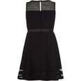 thumbnail image 3 of Calvin Klein Girls' Sleeveless Party Dress, Fit and Flare Silhouette, Round Neckline & Back Zip Closure 7 Black, 3 of 7