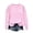 Pink1, variant on tarylea Crew Neck Sweatshirt for Women Cute Love Heart Printed Long Sleeve Pullover Tops Casual Comfy Loose T-Shirt Tops