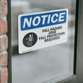 thumbnail image 4 of (2 Pack) Fall Hazard Zone Fall Protection Sign, 4 of 7