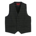 thumbnail image 3 of Gioberti Kids and Boys 2 Piece Tweed Plaid Vest and Pants Set, 3 of 5