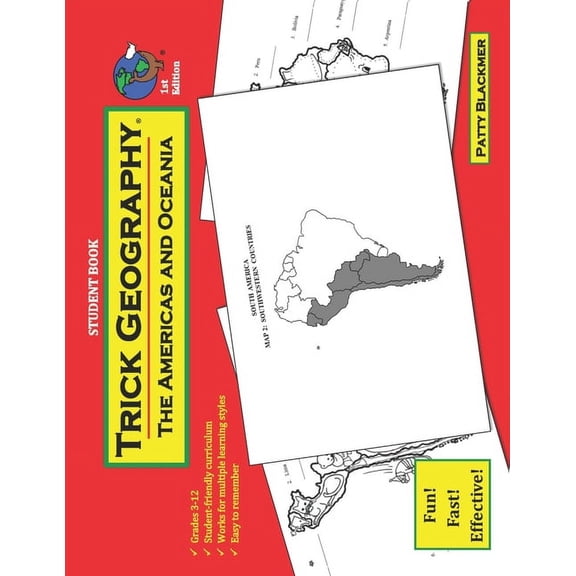 Trick Geography: The Americas and Oceania--Student Book: Making Things What They're Not So You Remember What They Are! Paperback