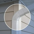 thumbnail image 2 of Amerimax Home Product 47265 3 x 4 in. B Elbow Downspout - White Aluminum, 2 of 2