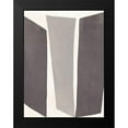 thumbnail image 2 of Vess, June Erica 12x14 Black Modern Framed Museum Art Print Titled - Colorblock Artifact II, 2 of 5