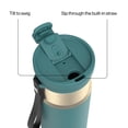 thumbnail image 3 of Contigo DualSip 24 oz Leakproof Insulated Water Bottle with Carrying Strap and 2-Way Lid, 3 of 8