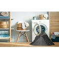 thumbnail image 2 of Ahgly Company Tapis d'Intérieur Rond Lavable en Machine Gris Transitionnel, 7 Pieds Rond, 2 of 7