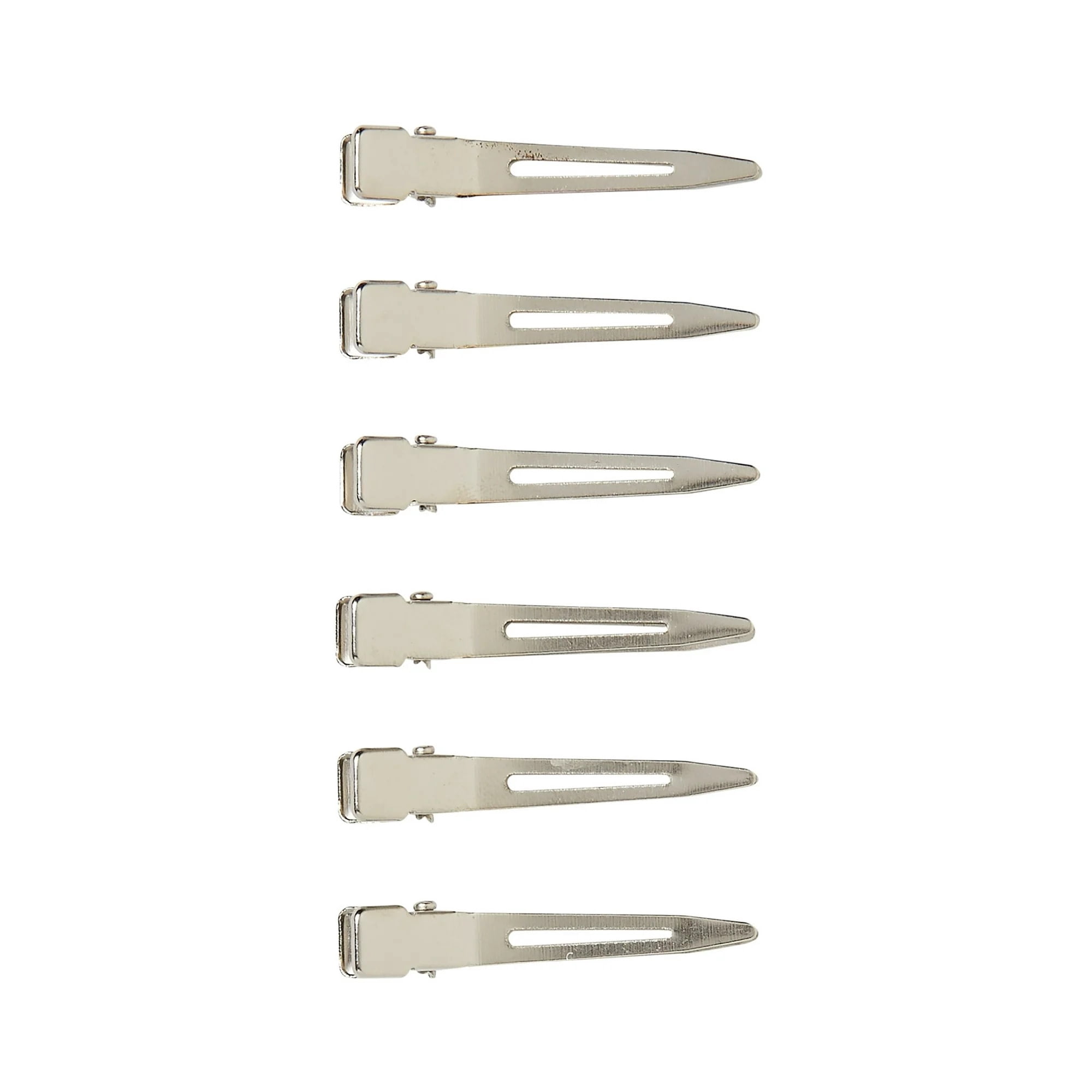 Hello Hobby Accessory Small Pointed Hair Clips, 6 pieces