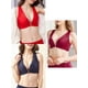 thumbnail image 2 of Sujetador de encaje para mujer, cierre frontal, sin aros, tallas grandes, 2 of 8