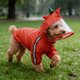 thumbnail image 4 of Chaqueta impermeable impermeable de 4 patas con capucha - Ropa reflectante para mascotas de exterior impermeable, abrigo de lluvia plegable para paseos en tiempo húmedo para perros y gatos, 4 of 6