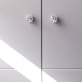 thumbnail image 3 of Gustave 10 Pack Cabinet Knobs Drawer Knobs Clear Crystal Dresser Pulls 30mm Diamond Knobs for Kitchen Bathroom Cabinet Drewers, 3 of 10