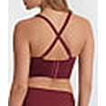 thumbnail image 2 of Camio Mio MAROON BANNER Lightly Lined Underwire Bustier, US 32DD, UK 32DD, 2 of 6