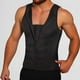 thumbnail image 2 of Chaleco deportivo moldeador abdominal de color liso para hombre, traje sauna - Material PU, ajuste compresivo, entrenamiento/tonificación - Diseño sexy de malla, 2 of 5