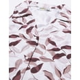 thumbnail image 4 of Moomaya Womens Printed Sleeveless Top, Collared Casual Summer Top, 4 of 9