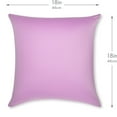 thumbnail image 2 of 18" x 18" Throw Pillow – Purple: 1 PCS Luxurious Premium Microbead Pillow With 85/15 Nylon/Spandex Fabric. Forever Fluffy, Outstanding Beauty & Support. Silky, Soft & Beyond Comfortable, 2 of 7